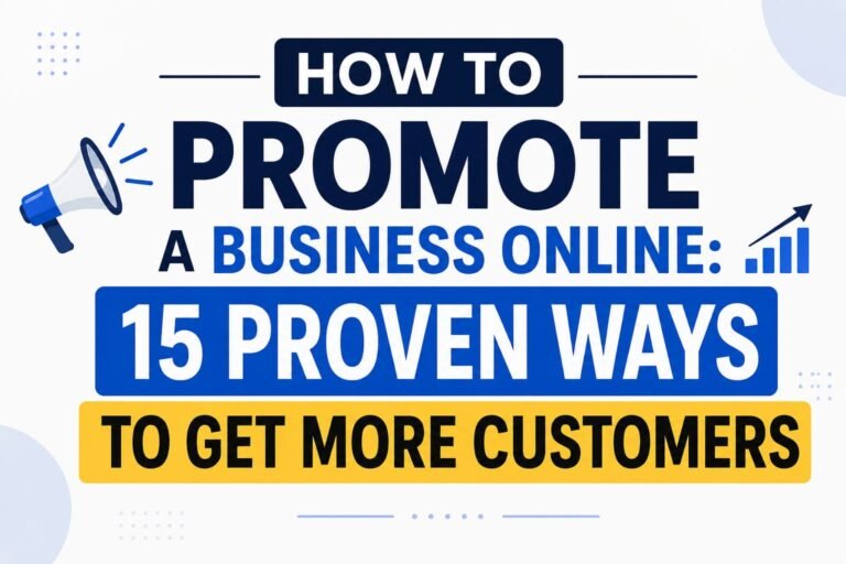 how to promote a business online